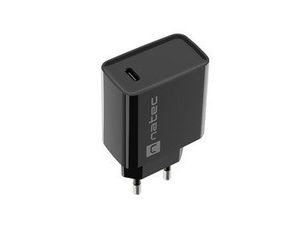 NATEC USB Charger Ribera USB-C 20W Power Delivery black