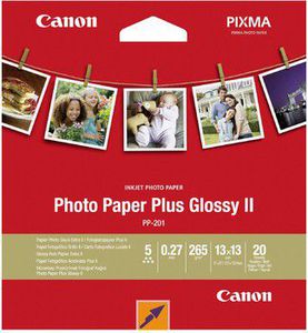 CANON PP- 201 Photo Paper Plus 5x5 inch 20 Sheets