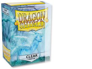 Dragon Shield Standard Sleeves - Matte Clear (100 Pcs)