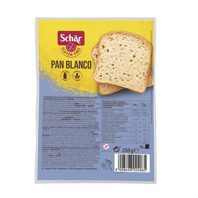 Raikyta balta duona – Schar Pan Blanco, 250 g