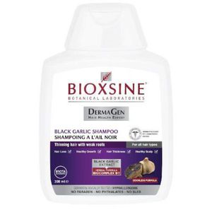 Bioxsine DermaGen Black Garlic Shampoo Šampūnas nuo plaukų slinkimo visų tipų plaukams, 300 ml