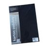 Dekoratyvinis kartonas Argo Florida, A4, 250g, 20 lapų, juodos spalvos