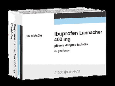 IBUPROFEN LANNACHER 400 mg plėvele dengtos tabletės N20