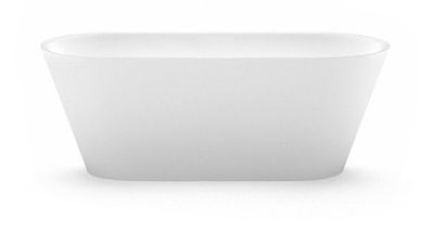 Akmens masės vonia Vispool SELENE, 1610x660 mm, balta, be perlajos