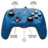 PDP Faceoff Deluxe+ Audio Wired Controller - Blue Camo