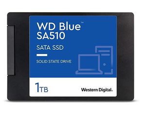 SSD|WESTERN DIGITAL|SA510|1TB|SATA 3.0|Write speed 510 MBytes/sec|Read speed 560 MBytes/sec|2,5"|TBW 400 TB|MTBF 1750000 hours|WDS100T3B0A