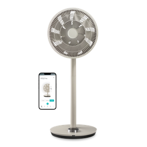 Ventiliatorius Duux Fan Whisper Flex Smart Stand Fan Greige Diameter 34 cm Number of speeds 26 Oscillation Yes
