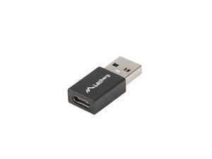 LANBERG AD-UC-UA-01 adapter USB TYPE-C F -AM 3.1 Black