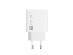 NATEC USB Charger Ribera USB-A 18W white