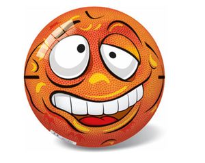 Spalvotas kamuolys Crazy (oranžinis) 23 cm
