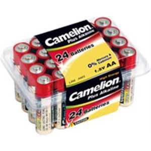 Camelion Plus Alkaline LR03-PB24, AAA 24pcs-box, 1250mAh 1-pack maitinimo elementai
