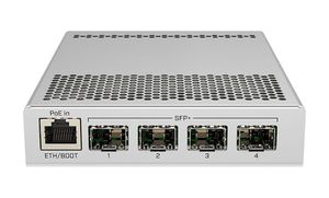 Komutatorius (Switch) MikroTik Switch CRS305-1G-4S+IN PoE 802.3 af and PoE+ 802.3 at, Managed, Desktop, 1 Gbps (RJ-45) ports quantity 1, SFP+ ports quantity 4