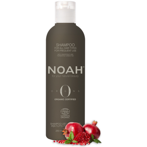 Noah Origins Shampoo For Frequent Use Šampūnas kasdieniam naudojimui, visų tipų plaukams, 250ml