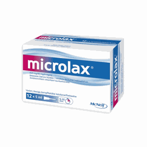 Microlax 625 mg/90 mg/9 mg/ml tiesiosios žarnos tirpalas N12