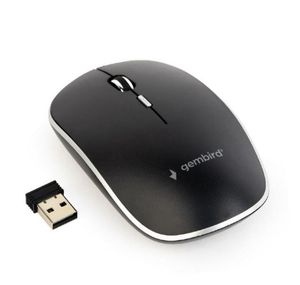 Belaidė pelė Gembird Silent Wireless Optical Mouse MUSW-4BS-01 USB, Black