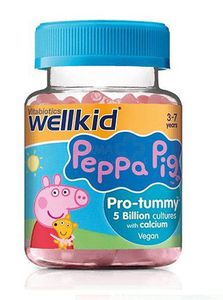 Maisto papildas VITABIOTICS WellKid Peppa Pig Pro - tummy guminukai N30