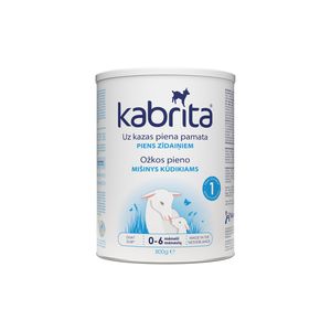 KABRITA 1 ožkos pieno mišinys, nuo 0-6 mėn., 800 g