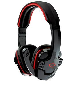Esperanza HEADPHONES WITH MICROPHONE FOR PLAYERS RAVEN RED