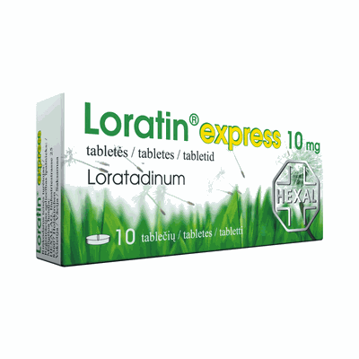 Loratin express 10 mg tabletės N10