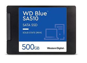 SSD|WESTERN DIGITAL|SA510|500GB|SATA 3.0|Write speed 510 MBytes/sec|Read speed 560 MBytes/sec|2,5"|TBW 200 TB|MTBF 1750000 hours|WDS500G3B0A