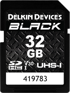 DELKIN SD BLACK RUGGED UHS-I (V30) R90/W90 32GB