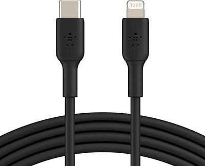 Belkin BOOST Charge Lightning to USB-C Cable 2m schw.CAA003bt2MBK