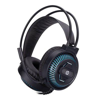 HP DHE 8001U Wired headphones (black)