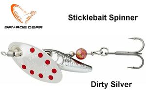 Sukriukė Savage Gear Sticklebait Spinner Dirty Silver 4.5 g