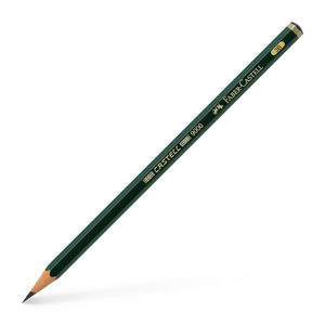 Pieštukas Faber-Castell 9000, 3B, be trintuko, padrožtas