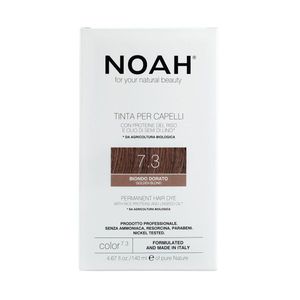 Noah Permanent Hair Dye 7.3 Golden Blond Ilgalaikiai plaukų dažai, 140 ml