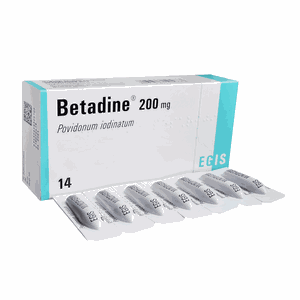 Betadine 200 mg ovulės N14