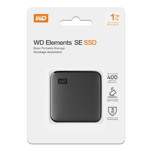 WD Elements SE SSD 1TB - Portable SSD, up to 400MB/s read speeds, 2-meter drop resistance