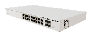 Maršrutizatorius MikroTik Cloud Router Switch CRS320-8P-8B-4S+RM with RouterOS v7, 2U rackmount Enclosure