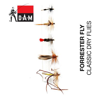 DAM Forrester Fly Classic Dry Fly muselių rinkinys 570011