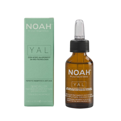 Noah YAL Anti-Breaking Filler Serum Atkuriamasis hialurono serumas lūžinėjantiems ir pažeistiems plaukams, 20 ml