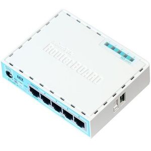 MikroTik hEX RouterOS L4 256MB RAM, 5xGig LAN, Soho Router, PoE in, plastic case
