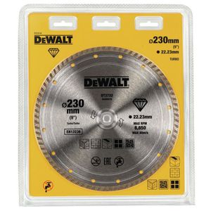 DT3732 DeWALT deimantinis pjovimo diskas 230mm x 22.2mm