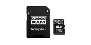 GOODRAM memory card Micro SDHC 16GB Class 10 UHS-I + Adapter