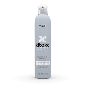 A.S.P. Luxury Haircare Kitoko Arte Ultimate Finish Hairspray Stiprios fiksacijos plaukų lakas, 300ml