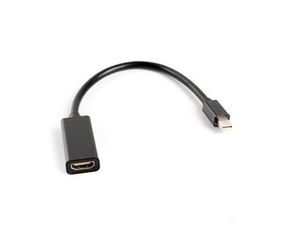 LANBERG AD-0005-BK adapter mini Displayport M ->HDMI F cable