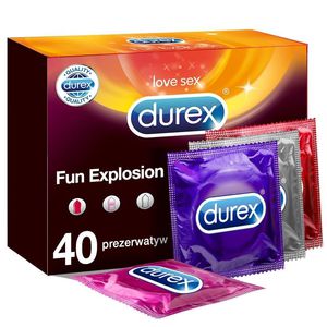 Durex Fun Explosion Prezervatyvai 40 vnt