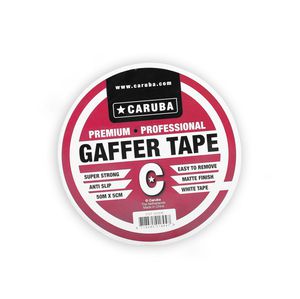 Caruba Gaffer Tape 50mtr x 5cm Wit