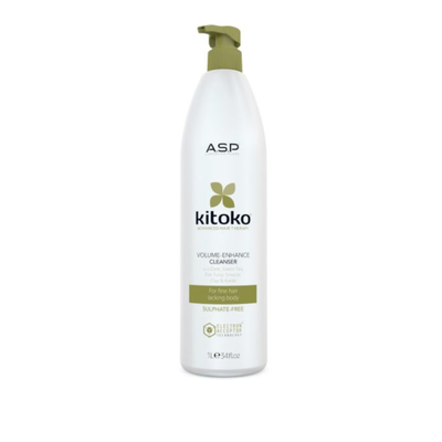 A.S.P. Luxury Haircare Kitoko Volume Enhance Cleanser Apimties suteikiantis šampūnas, 1000ml