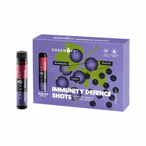 GREENIFY geriamosios dozės imuninei sistemai IMMUNITY DEFENCE SHOTS N14