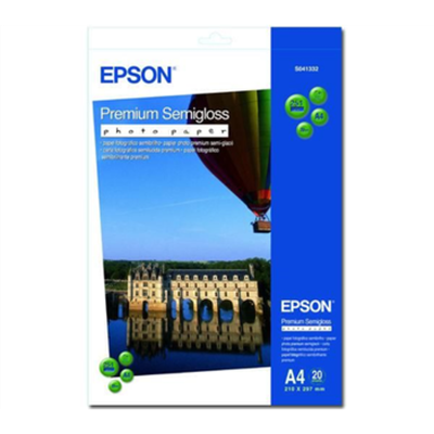 EPSON Premium semi gloss photo paper inkjet 251g/m2 A4 20 sheets 1-pack