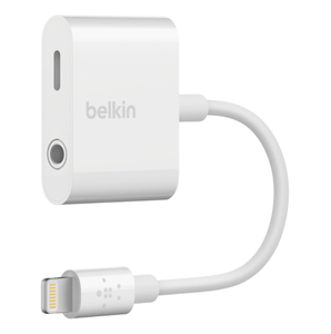 USB adapteris Belkin 3.5 mm Audio + Charge RockStar™ F8J212btWHT White