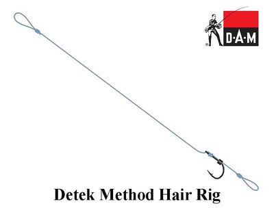 Kabliukai su pavadėliu DAM Detek Method Hair Rig 16