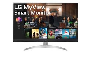 LCD Monitor|LG|MyView 32''|31.5"|Smart/4K|Panel VA|3840x2160|16:9|5 ms|Speakers|Tilt|Colour White|32SQ700S-W