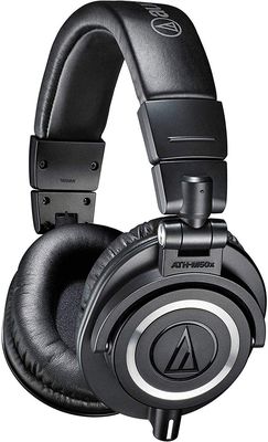 Audio Technica ATH-M50X wired headphones (Black) 3.5mm / 4.4mm