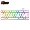 Royal Kludge RK G68 white wireless mechanical keyboard | 65%, Hot-swap, RGB, Blue Switches, US